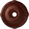 imageEkena Millwork CM27HE Heaton Ceiling Medallion 27 12OD x 3 78ID x 2 14P Fits Canopies up to 6 12 Factory PrimedAntique Copper Metallic Series