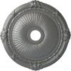 imageEkena Millwork CM27HE Heaton Ceiling Medallion 27 12OD x 3 78ID x 2 14P Fits Canopies up to 6 12 Factory PrimedSilver Metallic Series