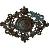 Hand-Painted Bronze Blue Patina