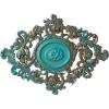 Hand-Painted Copper Green Patina