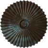 Hand-Painted Bronze Blue Patina