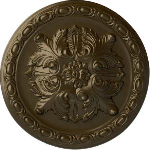 image11 34OD x 38P Stockport Ceiling MedallionHandPainted Brass
