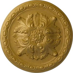 image11 34OD x 38P Stockport Ceiling MedallionHandPainted Pharaohs Gold