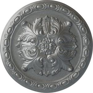 image11 34OD x 38P Stockport Ceiling MedallionHandPainted Platinum