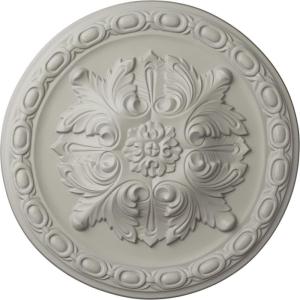 image11 34OD x 38P Stockport Ceiling MedallionHandPainted Pot of Cream