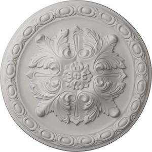image11 34OD x 38P Stockport Ceiling MedallionHandPainted Ultra Pure White