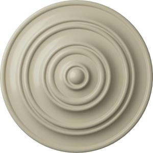 image13 14OD x 12P Classic Ceiling Medallion Fits Canopies up to 4 18Clear Yellow Flat Finish