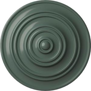 image13 14OD x 12P Classic Ceiling Medallion Fits Canopies up to 4 18Cloud Burst Flat Finish