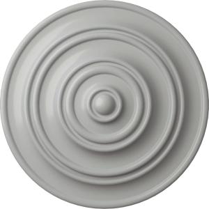 image13 14OD x 12P Classic Ceiling Medallion Fits Canopies up to 4 18Frost Flat Finish