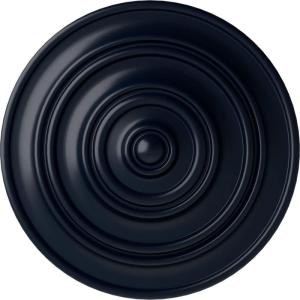 image13 14OD x 12P Classic Ceiling Medallion Fits Canopies up to 4 18Midnight Dream Flat Finish