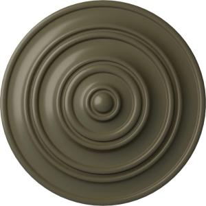 image13 14OD x 12P Classic Ceiling Medallion Fits Canopies up to 4 18Painted Turtle Flat Finish