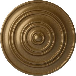 image13 14OD x 12P Classic Ceiling Medallion Fits Canopies up to 4 18Pale Gold Metallic Series
