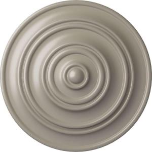image13 14OD x 12P Classic Ceiling Medallion Fits Canopies up to 4 18Pearl White Metallic Series