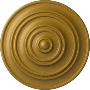 image13 14OD x 12P Classic Ceiling Medallion Fits Canopies up to 4 18Pharaohs Gold Metallic Series