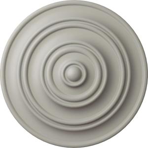 image13 14OD x 12P Classic Ceiling Medallion Fits Canopies up to 4 18Pot of Cream Flat Finish