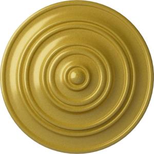 image13 14OD x 12P Classic Ceiling Medallion Fits Canopies up to 4 18Rich Gold Metallic Series