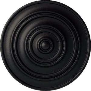 image13 14OD x 12P Classic Ceiling Medallion Fits Canopies up to 4 18Steel Gray Metallic Series