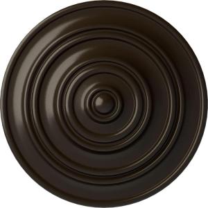 image13 14OD x 12P Classic Ceiling Medallion Fits Canopies up to 4 18Stone Hearth Flat Finish