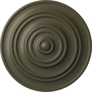 image13 14OD x 12P Classic Ceiling Medallion Fits Canopies up to 4 18Witch Hazel Flat Finish