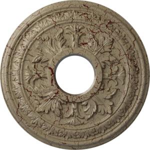 image15 38OD x 4 14ID x 1 12P Baltimore Ceiling Medallion Fits Canopies up to 5 12 HandPainted Gobi Desert CrackleHandPainted Gobi Desert Crackle