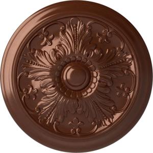 image16 78OD x 58P Vienna Ceiling Medallion Fits Canopies up to 3 14Copper Penny Metallic Series