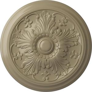 image16 78OD x 58P Vienna Ceiling Medallion Fits Canopies up to 3 14Gobi Desert Flat Finish