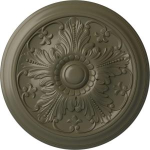 image16 78OD x 58P Vienna Ceiling Medallion Fits Canopies up to 3 14Painted Turtle Flat Finish