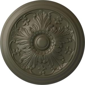 image16 78OD x 58P Vienna Ceiling Medallion Fits Canopies up to 3 14Witch Hazel Flat Finish