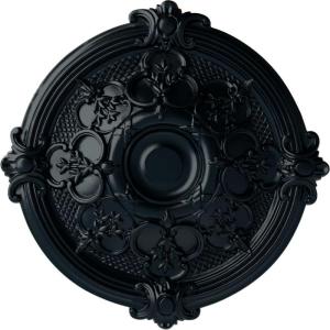 image17 38OD x 1 34P Hamilton Ceiling Medallion Fits Canopies up to 3 34Night Shade Flat Finish