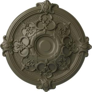 image17 38OD x 1 34P Hamilton Ceiling Medallion Fits Canopies up to 3 34Painted Turtle Flat Finish