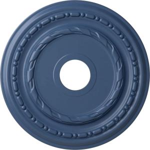 image17 78OD x 3 58ID x 1 14P Dublin Ceiling Medallion Fits Canopies up to 5 18Americana Flat Finish
