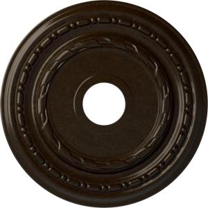 image17 78OD x 3 58ID x 1 14P Dublin Ceiling Medallion Fits Canopies up to 5 18Bronze Metallic Series