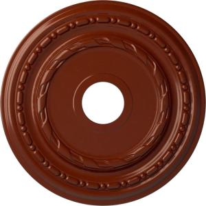 image17 78OD x 3 58ID x 1 14P Dublin Ceiling Medallion Fits Canopies up to 5 18Firebrick Flat Finish