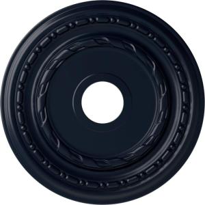 image17 78OD x 3 58ID x 1 14P Dublin Ceiling Medallion Fits Canopies up to 5 18Midnight Dream Flat Finish