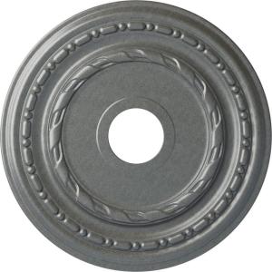 image17 78OD x 3 58ID x 1 14P Dublin Ceiling Medallion Fits Canopies up to 5 18Platinum Metallic Series