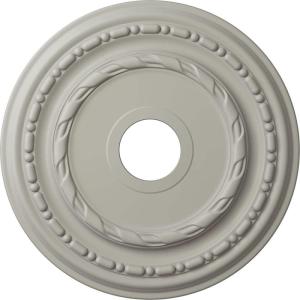 image17 78OD x 3 58ID x 1 14P Dublin Ceiling Medallion Fits Canopies up to 5 18Pot of Cream Flat Finish