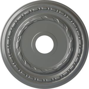 image17 78OD x 3 58ID x 1 14P Dublin Ceiling Medallion Fits Canopies up to 5 18Silver Metallic Series