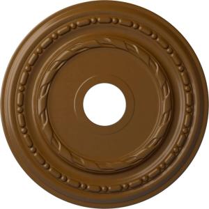 image17 78OD x 3 58ID x 1 14P Dublin Ceiling Medallion Fits Canopies up to 5 18Smokey Topaz Flat Finish