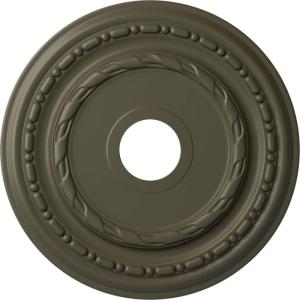 image17 78OD x 3 58ID x 1 14P Dublin Ceiling Medallion Fits Canopies up to 5 18Witch Hazel Flat Finish