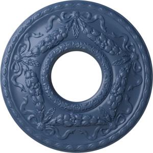 image22 18OD x 7 14ID x 1 34P Hurley Ceiling Medallion Fits Canopies up to 7 14Americana Flat Finish