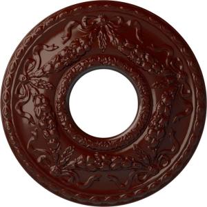 image22 18OD x 7 14ID x 1 34P Hurley Ceiling Medallion Fits Canopies up to 7 14Brushed Mahogany Flat Finish