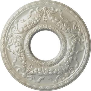 image22 18OD x 7 14ID x 1 34P Hurley Ceiling Medallion Fits Canopies up to 7 14Flash Blue Metallic Series