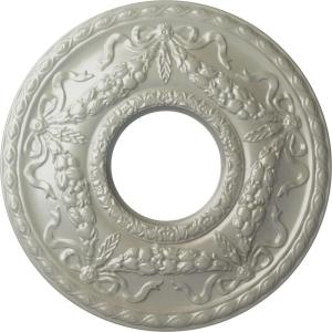 image22 18OD x 7 14ID x 1 34P Hurley Ceiling Medallion Fits Canopies up to 7 14Flash Copper Metallic Series