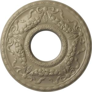 image22 18OD x 7 14ID x 1 34P Hurley Ceiling Medallion Fits Canopies up to 7 14Gobi Desert Flat Finish
