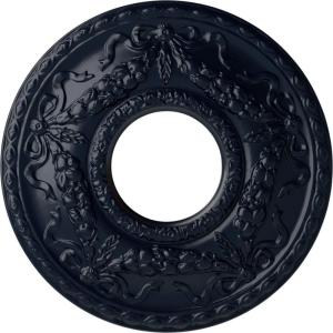 image22 18OD x 7 14ID x 1 34P Hurley Ceiling Medallion Fits Canopies up to 7 14Midnight Dream Flat Finish