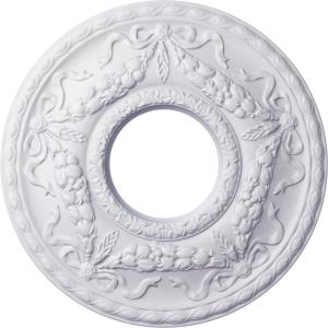 image22 18OD x 7 14ID x 1 34P Hurley Ceiling Medallion Fits Canopies up to 7 14Primed