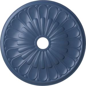 image26 34OD x 3 58ID x 1 38P Elsinore Ceiling Medallion Fits Canopies up to 3 58Americana Flat Finish