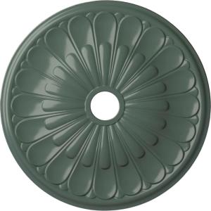 image26 34OD x 3 58ID x 1 38P Elsinore Ceiling Medallion Fits Canopies up to 3 58Cloud Burst Flat Finish