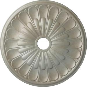 image26 34OD x 3 58ID x 1 38P Elsinore Ceiling Medallion Fits Canopies up to 3 58Flash Gold Metallic Series