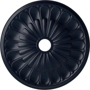 image26 34OD x 3 58ID x 1 38P Elsinore Ceiling Medallion Fits Canopies up to 3 58Midnight Dream Flat Finish